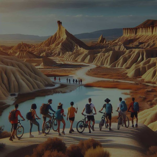 Quelles sont les meilleures façons d'explorer le parc naturel des Bardenas Reales en Espagne ?